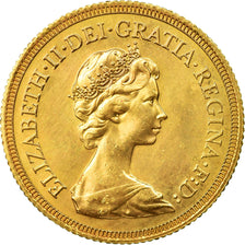 Münze, Großbritannien, Elizabeth II, Sovereign, 1976, VZ, Gold, KM:919