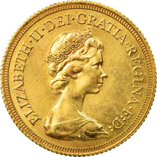 Moeda, Grã-Bretanha, Elizabeth II, Sovereign, 1976, AU(55-58), Dourado, KM:919