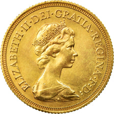 Coin, Great Britain, Elizabeth II, Sovereign, 1976, AU(55-58), Gold, KM:919