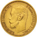 Russland, Nicholas II, 5 Roubles, 1899, St. Petersburg, Gold, KM:62