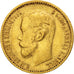 Russland, Nicholas II, 5 Roubles, 1898, St. Petersburg, Gold, KM:62