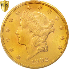 Stati Uniti, Liberty Head, $20, Double Eagle, 1902, U.S. Mint, San Francisco,...