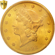 Vereinigte Staaten, Liberty Head, $20, Double Eagle, 1898-S, MS63, KM:74.3