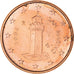 San Marino, Euro Cent, 2004, Rome, MS(63), Copper Plated Steel, KM:440