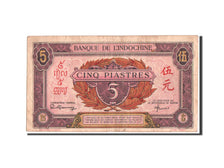 FRENCH INDO-CHINA, 5 Piastres, 1943, KM:64