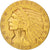 Stati Uniti, Indian Head, $5, Half Eagle, 1909, U.S. Mint, Denver, BB, Oro