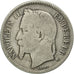 Moneta, Francia, Napoleon III, Napoléon III, Franc, 1868, Strasbourg, B+