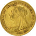 Great Britain, Victoria, 1/2 Sovereign, 1895, EF(40-45), Gold, KM:784