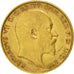 Munten, Groot Bretagne, Edward VII, 1/2 Sovereign, 1909, ZF, Goud, KM:804