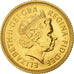 Gran Bretaña, Elizabeth II, 1/2 Sovereign, 2000, EBC, Oro, KM:1001