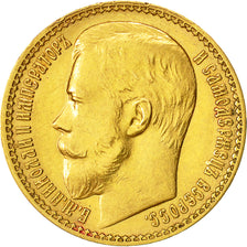 Monnaie, Russie, Nicholas II, 15 Roubles, 1897, St. Petersburg, SUP, Or, KM:65.2