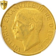 Monnaie, Italie, Vittorio Emanuele III, 20 Lire, 1923, Rome, PCGS, AU58, SUP