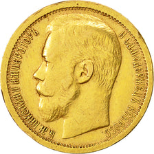 Monnaie, Russie, Nicholas II, 15 Roubles, 1897, St. Petersburg, TTB, Or, KM:65.1