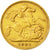 Moneda, Gran Bretaña, Victoria, 1/2 Sovereign, 1901, London, MBC, Oro, KM:784