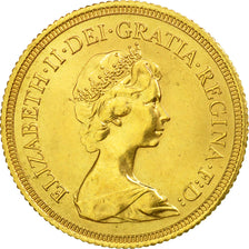 Munten, Groot Bretagne, Elizabeth II, Sovereign, 1979, UNC-, Goud, KM:919