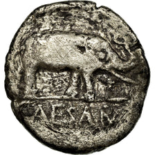 Coin, Julius Caesar, Denarius, F(12-15), Silver, Crawford:443/1