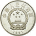 Moneta, CINA, REPUBBLICA POPOLARE, 5 Yüan, 1991, FDC, Argento, KM:378