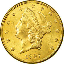 Monnaie, États-Unis, Liberty Head, $20, Double Eagle, 1897, U.S. Mint, San