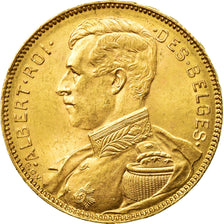 Moneda, Bélgica, 20 Francs, 20 Frank, 1914, EBC, Oro, KM:79