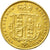 Moneda, Gran Bretaña, Victoria, 1/2 Sovereign, 1877, MBC, Oro, KM:735.2