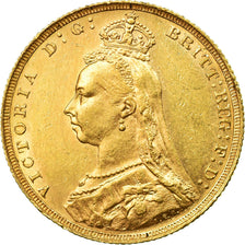 Moneda, Gran Bretaña, Victoria, Sovereign, 1888, London, EBC, Oro, KM:767