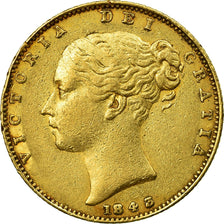 Munten, Groot Bretagne, Victoria, Sovereign, 1843, London, ZF, Goud, KM:736.1