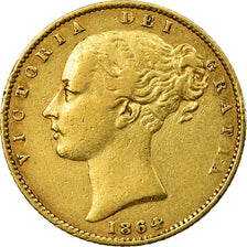 Munten, Groot Bretagne, Victoria, Sovereign, 1864, London, ZF, Goud, KM:736.2