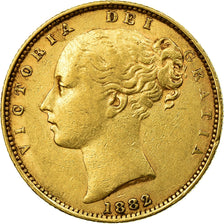 Monnaie, Australie, Victoria, Sovereign, 1882, Sydney, TTB, Or, KM:6