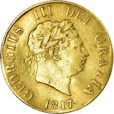 Munten, Groot Bretagne, George III, 1/2 Sovereign, 1817, London, FR+, Goud