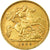 Moneda, Gran Bretaña, Edward VII, 1/2 Sovereign, 1906, MBC, Oro, KM:804