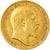 Moneda, Gran Bretaña, Edward VII, 1/2 Sovereign, 1905, MBC, Oro, KM:804