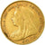 Moneda, Gran Bretaña, Victoria, 1/2 Sovereign, 1898, MBC, Oro, KM:784