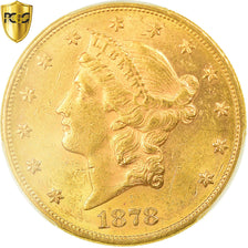 Munten, Verenigde Staten, Liberty Head, $20, Double Eagle, 1878, U.S. Mint