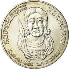 Coin, France, Clovis, 100 Francs, 1996, AU(55-58), Silver, KM:1180, Gadoury:953