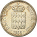 Moneta, Monaco, Rainier III, Charles III, 10 Francs, 1966, AU(55-58), Srebro