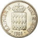 Moneta, Monaco, Rainier III, Charles III, 10 Francs, 1966, AU(55-58), Srebro