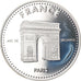 Francja, Medal, 50 Euro Essai, Europa, Arc de Triomphe, 1998, MS(65-70), Srebro