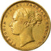 Coin, Great Britain, Victoria, Sovereign, 1872, London, EF(40-45), Gold