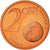 Mónaco, 2 Euro Cent, 2001, Proof, FDC, Cobre chapado en acero, KM:168