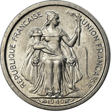 Monnaie, FRENCH OCEANIA, 50 Centimes, 1949, SPL, Aluminium, KM:1