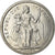 Coin, French Polynesia, Franc, 1965, Paris, MS(63), Aluminum, KM:2