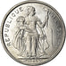 Coin, French Polynesia, 2 Francs, 1965, Paris, MS(63), Aluminum, KM:3