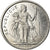 Moneta, Polinezja Francuska, 2 Francs, 1965, Paris, MS(63), Aluminium, KM:3