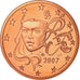 France, 2 Euro Cent, 2007, Proof / BE, MS(65-70), Copper Plated Steel, KM:1283