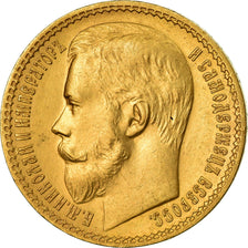 Moneta, Russia, Nicholas II, 15 Roubles, 1897, St. Petersburg, EF(40-45)