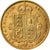 Moneda, Gran Bretaña, Victoria, 1/2 Sovereign, 1891, London, MBC+, Oro, KM:766