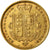 Moneda, Gran Bretaña, Victoria, 1/2 Sovereign, 1883, MBC, Oro, KM:735.1