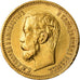 Munten, Rusland, Nicholas II, 5 Roubles, 1902, St. Petersburg, PR, Goud, KM:62