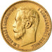 Moneda, Rusia, Nicholas II, 5 Roubles, 1900, St. Petersburg, MBC, Oro, KM:62