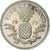 Moeda, Baamas, Elizabeth II, 5 Cents, 1973, Franklin Mint, U.S.A., AU(55-58)